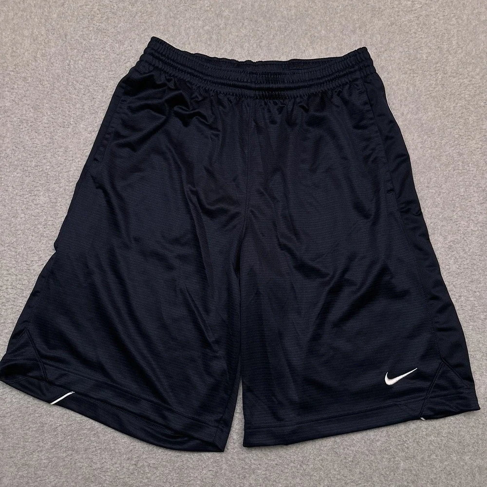 Nike Sportswear‎ Basketball Shorts Mens Large Navy Blue 10.5